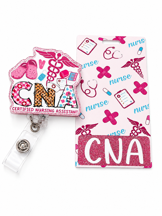 CNA Badge Reel & Badge Buddy Set