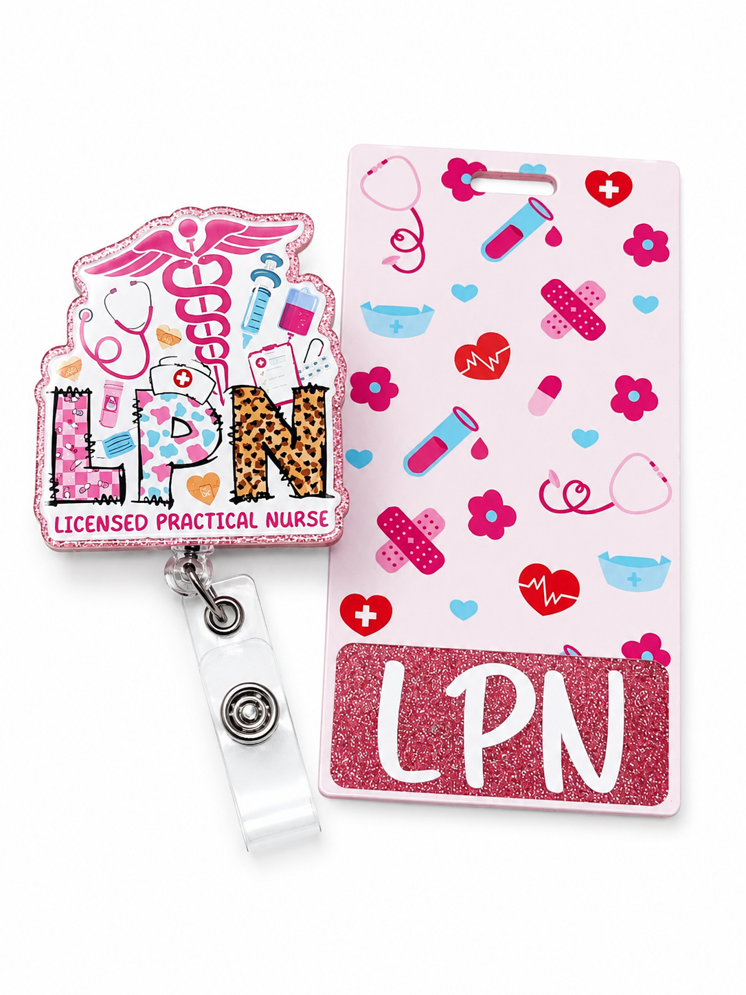 LPN Badge Reel & Badge Buddy Set