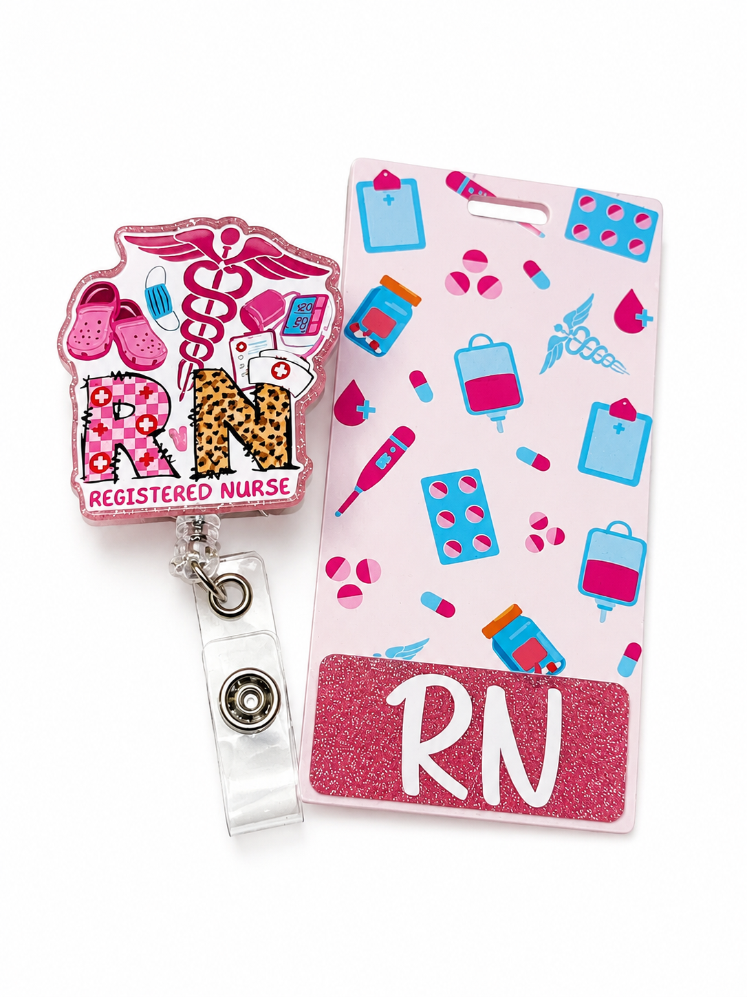RN Badge Reel & Badge Buddy Set